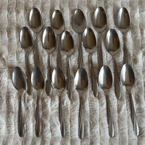 Capri CAP1 Swirl Pattern Stainless Teaspoons